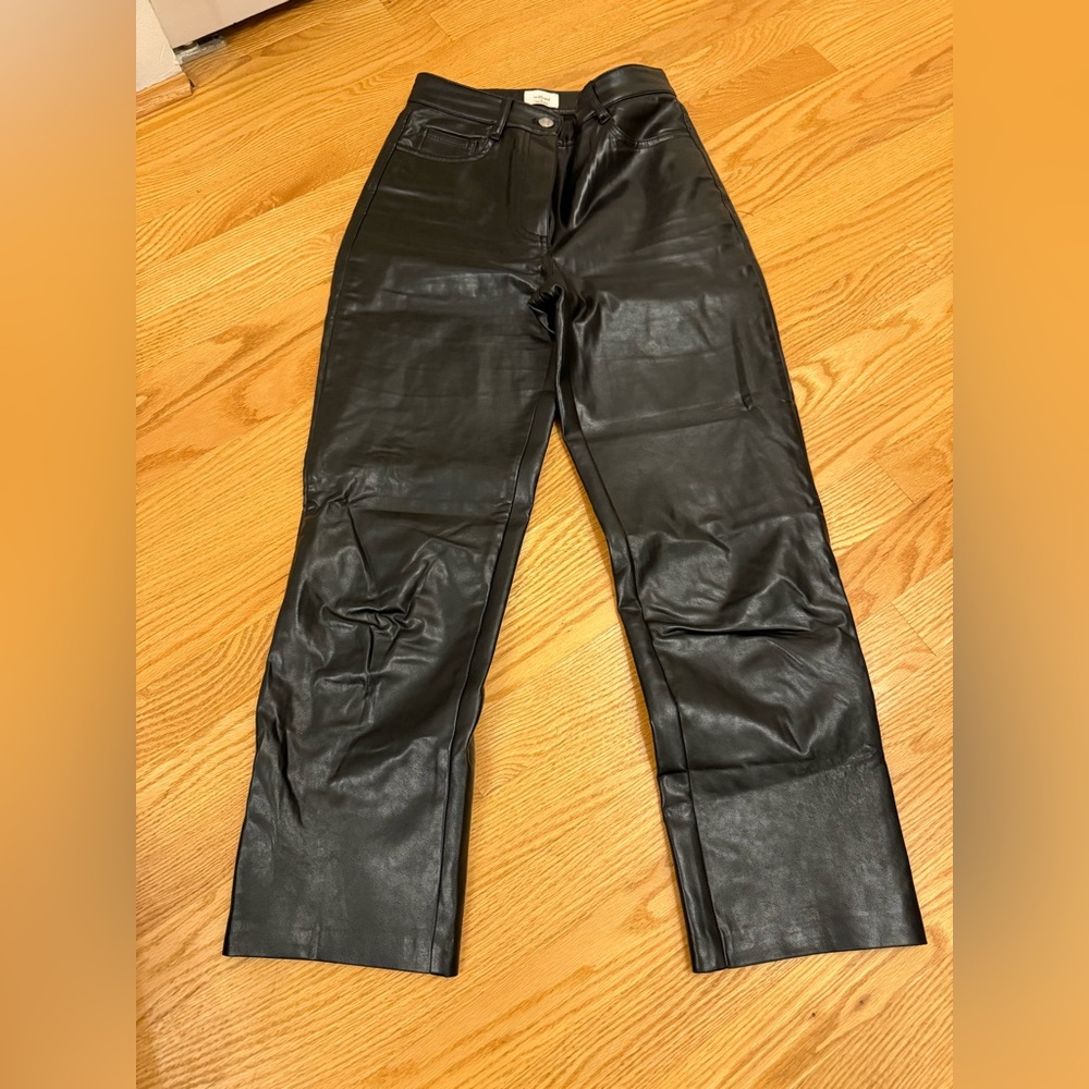 Wilfred Melina cropped leather pant